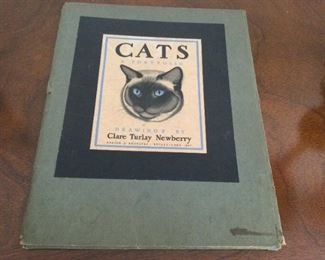 Autographed Clare Newberry "Cats" Portfolio