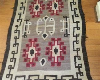 Small Native American Indian Rug 52” x 32”. $125