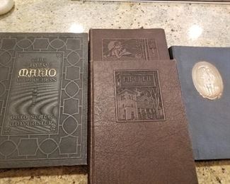 Vintage Yearbooks - 1926 Ohio State University, 1921 Oberlin College, 1922 Oberlin College and 1929 University of New Mexico  