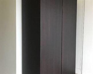 Antonio Citterio
Maxalto Armoire AC Collection 
Brown oak with varnished black steel
48”W x 26”D x 77”H
Was $3000
Now $1350