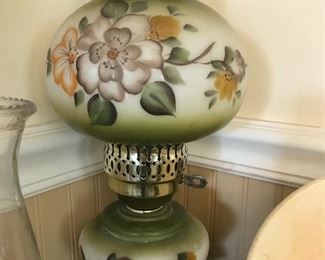 Small hand painted lamp