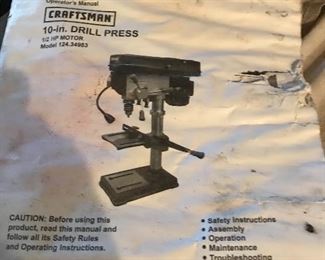 Craftsman 10” Drill Press