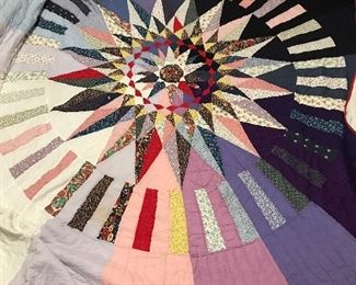 Handmade quilts and unfinished quilts
