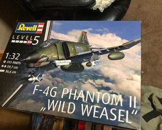 Vintage Naval aircraft model in the box
