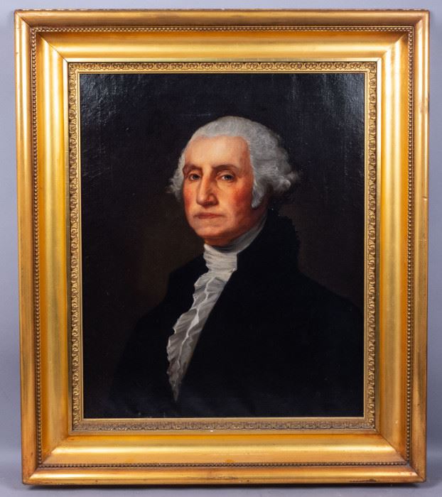 c1902 George Washington Portrait After Gilbert Stuart