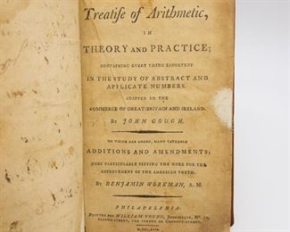 Treaties of Arithmetics Book by John Gough 1792