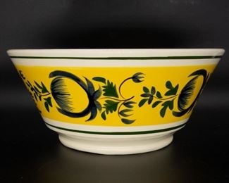 Denise Keegan Carpentier Hand Painted Floral Bowl