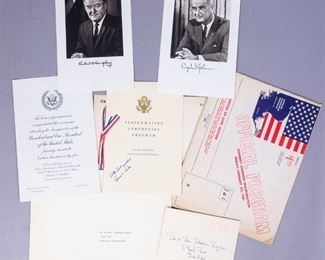Lyndon B Johnson Presidential Inauguration Memorabilia