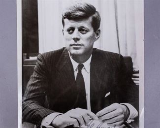 Autopen Signed Photo Portrait of John F Kennedy JFK