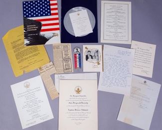 1961 JFK Presidential Inauguration Memorabilia