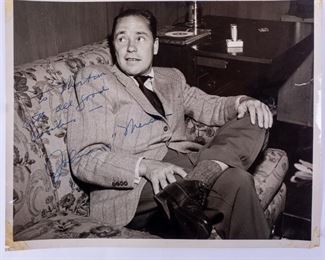 Autographed Signed Photograph Johnny Mercer Songwriter