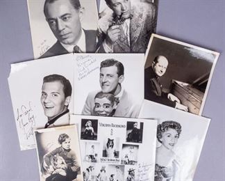Lot 8 Autograph Signed Photos incl Paul Winchell
