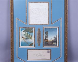 Art Deco Signed Maxfield Parrish Letter to His Son ALS