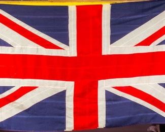 Antique Early 20c Sewn British Union Jack Flag