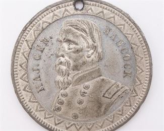 Maj Gen Winfield S Hancock Presidential Campaign Medal