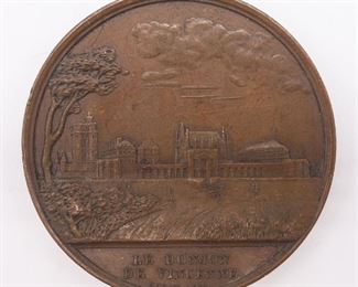Storming Bastille Bronzed Copper Specimen Medal Rogat