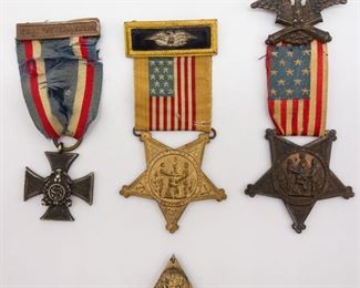 Grp 4 19c Civil War Medals Grand Army of the Republic