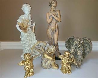 Angels and Elegant Statues