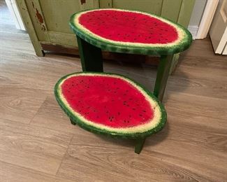 Adorable Watermelon Step Stool $75