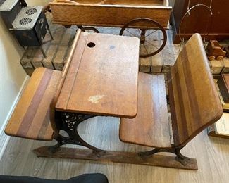 Old school desk $45. Perfect Condition 