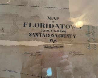 Santa Rosa County Floridatown Map