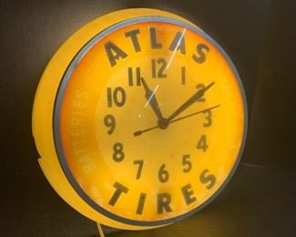 012 Atlas Tires Clock
