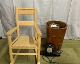 Ice Cream Maker Rocking Chair