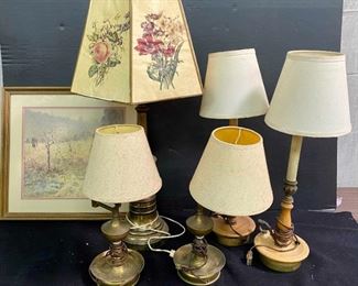 Lamps Paul Sawyier Print