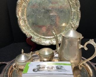 Silver Plate Tea Set
