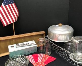 Vtg Glass Containers