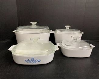 White Corning Ware