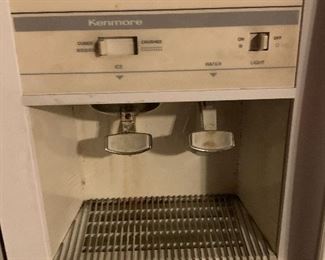 Kenmore Coldspot side-by-side refrigerator with ice maker