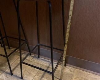 Counter stools, 6 in set, 24” tal