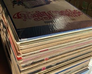 Vintage LP Albums and 45s