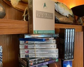 DVDs galore, vhs movies too!