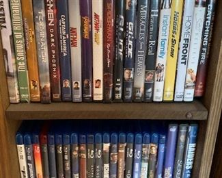 DVDs galore, vhs movies too!