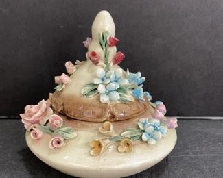 ceramic flower jar