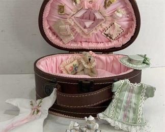 small tea and doll lot