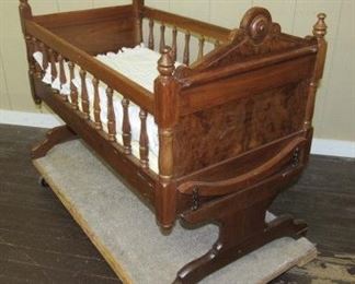 Victorian Baby Cradle 