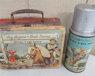 Roy Rogers Lunch Box w/Thermos