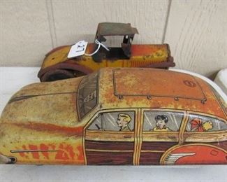 Old Tin Toy Cars