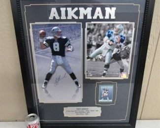 Troy Aikman Autographed Picture w/Certified Certificate