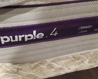 Furniture bedroom king purple.4 mattress