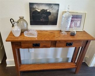 Furniture stickley sofa table