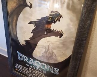 Art Poster Dragons of the Atlantix