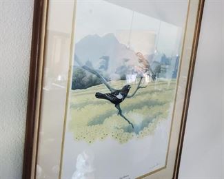 artwork Richard Sloan Lark Bunting