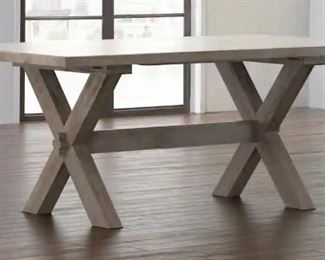 Furniture Bassett 90x42 Benchmade Crossbuck Gretland Maple table