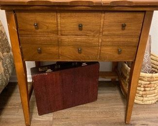 Mid-Century sewing machine cabinet