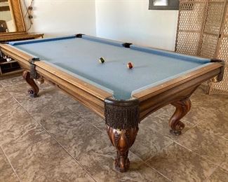 Golden West single slate billiards table