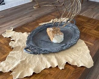 horse metal sculpture art